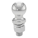 Curt - 2" Trailer Ball (1" x 2-1/8" Shank, 6,000 lbs., Chrome, Packaged) - 40066