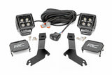 LED Light Kit - Ditch Mount - 2(in.) Black Pair - White DRL - Chevy Silverado 1500 (99-06)