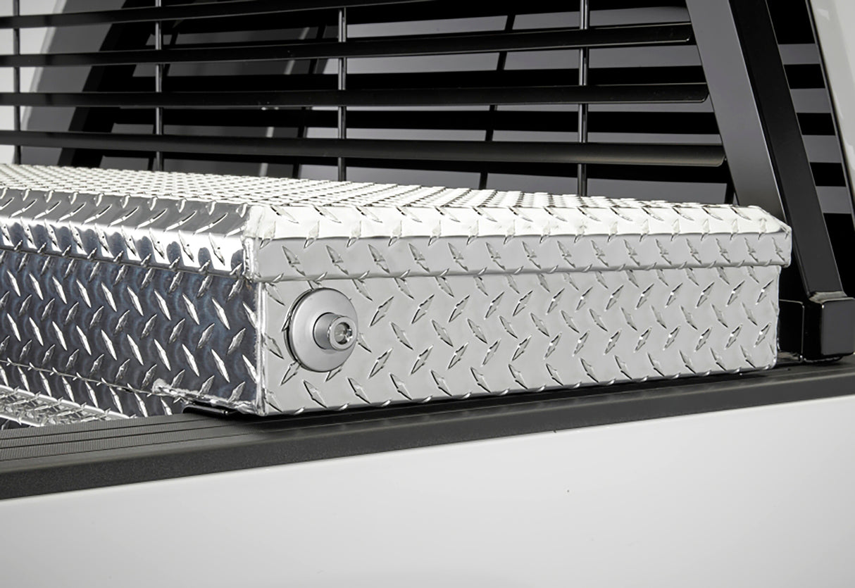 Backrack 30201LP Hdw Kit; Low Profile; Fits w/21 in. toolbox; 99-16 Superduty Steel Body Only