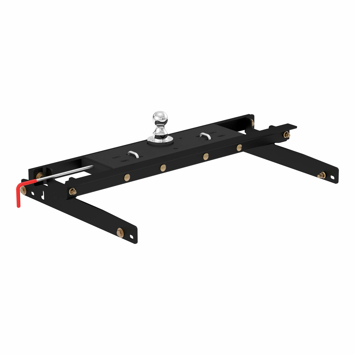 Curt - Double Lock Gooseneck Hitch Kit with Brackets, Select Dodge Ram 1500, 2500, 3500 - 60734