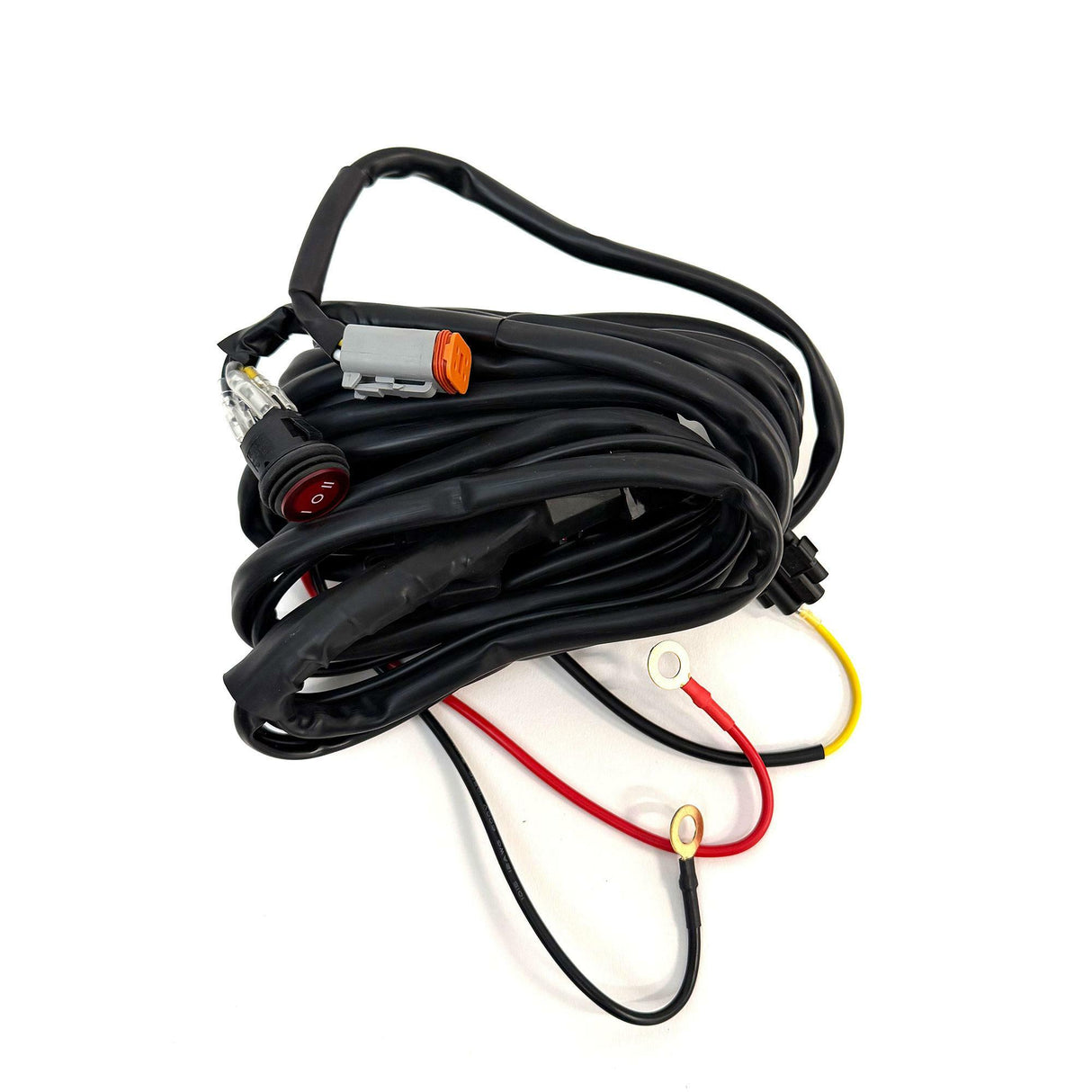 Baja Designs - 60-0058 Squadron 2.0 4-pin Deutsch On/Off 1-Light (150W max) w/ Backlight Harness