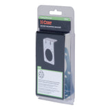 Curt - Connector Mounting Bracket for 7-Way RV Blade (Zinc, Packaged) - 58231