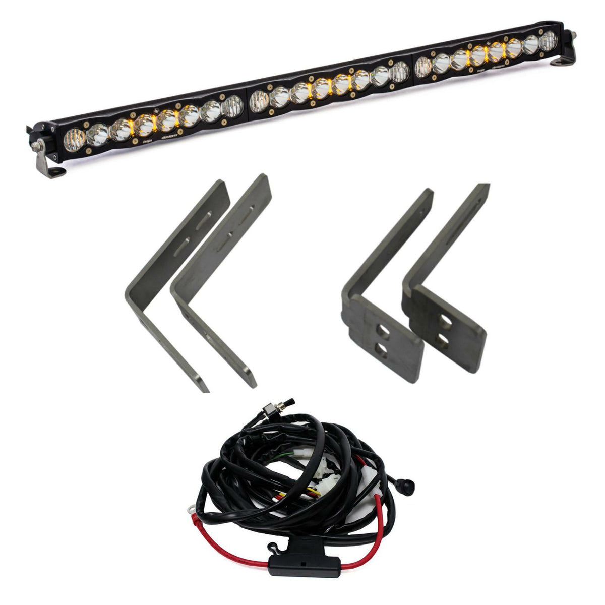 Baja Designs - 447792 - S8 30 Inch Grille Upper Mount Kit
