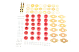 Body Mount Kit, Poly, 12 bushing; 07-16 JKU