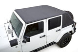 Rugged Ridge - Rugged Ridge 13861.35 Voyager Top 4 Door Black Diamond Sail Cloth, Tint; 07-18 JKU - 13861.35