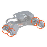 Curt - Replacement 5th Wheel Puck System Handles for Ford (Fits 16017, 16020) - 19201