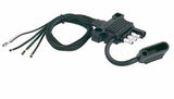 Husky Towing - 30495 4 Wire Flat 12" Wire Lgth W/Built In Mnting Holes/Dust Cover & Terminal Grease