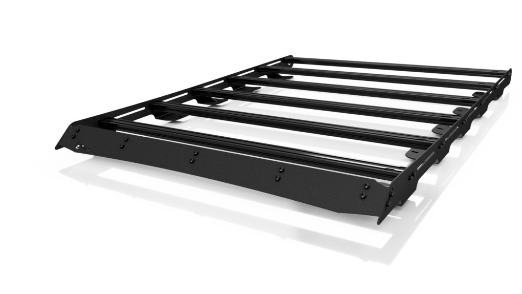 Prinsu - 3rd Gen Toyota 4Runner Prinsu 3/4 Roof Rack / Cutout for 40" Light Bars - 400-000-011-002