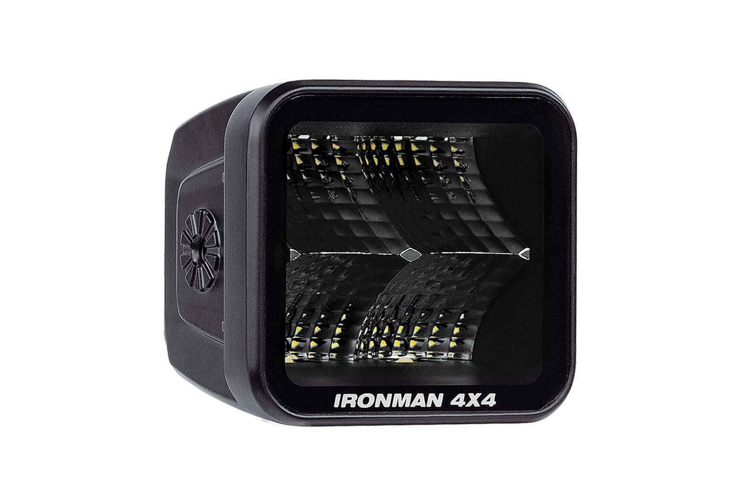 Ironman 4x4 - 3.2" 40W LED CUBE LIGHT KIT, FLOOD BEAM - CLEAR - ILED80BF