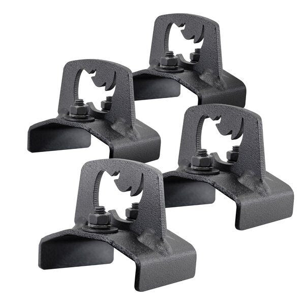 Go Rhino 5950130T - XRS/SRM Rhino Tie Down Kit (Includes Four Tie Downs) - Textured Black