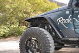 Rock-Slide Engineering AC-FF-200-F-JKA JK FRONT FENDER FLARES / 12" CRAWLER STYLE