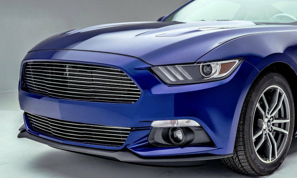 1 Pc Horizontal Aluminum Laser Billet Bumper Grille Overlay