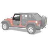Bestop - 51805-17 - HighRock 4x4 Element Upper Fabric Half Doors