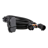 Curt - 56003 7' Custom Wiring Extension Harness (Adds 4-Way, 7-Way RV Blade to Truck Bed)