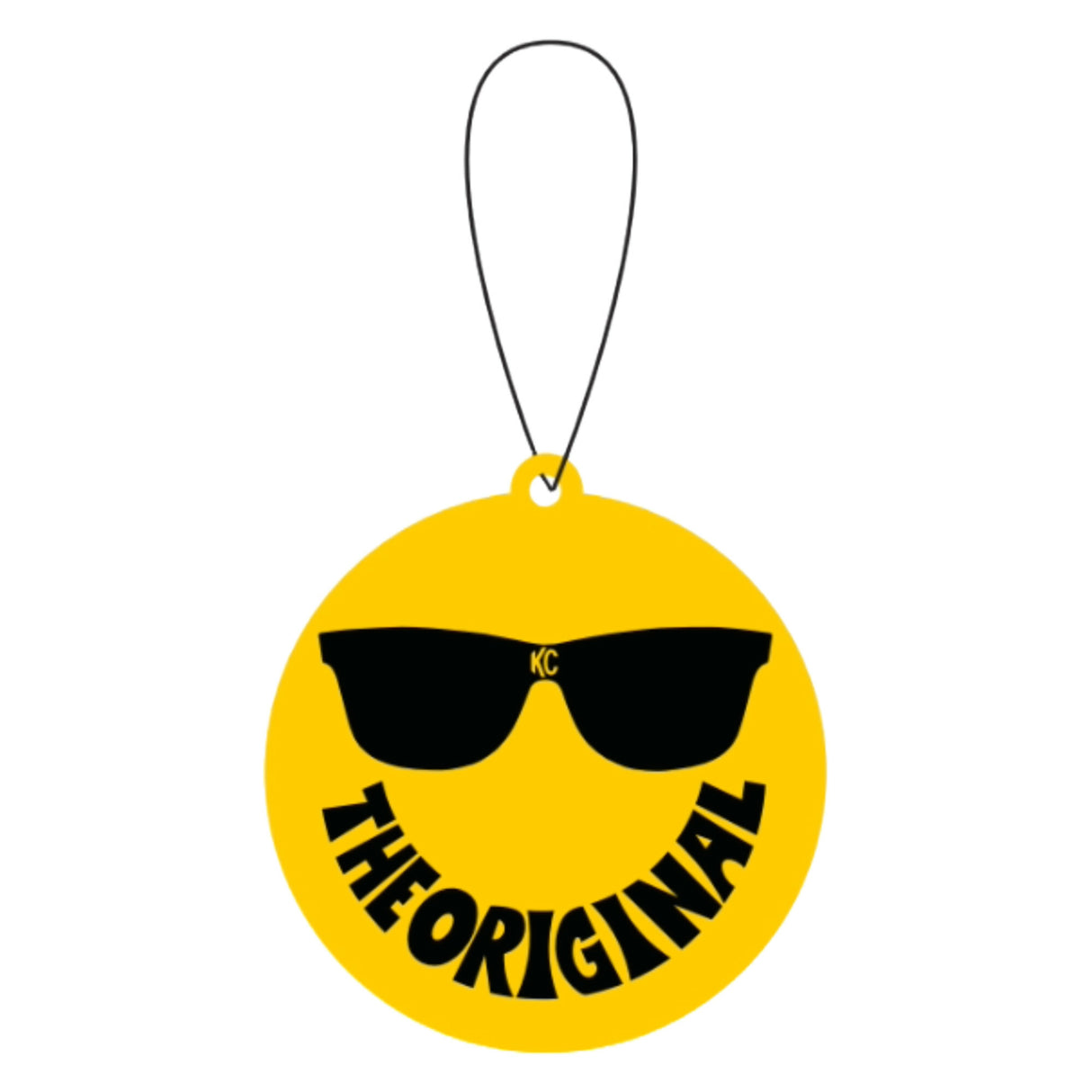 KC HiLiTES 9963 KC 3.5" Smiley Air Freshener with Ocean Breeze scent