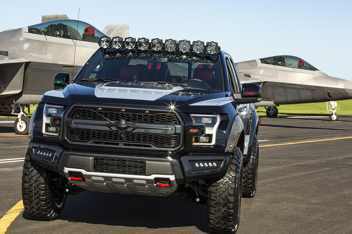 KC Hilites - Gravity LED Pro6 15-19 Ford F-150/Raptor 9-Light 57" LED Light Bar - #91333 - 91333