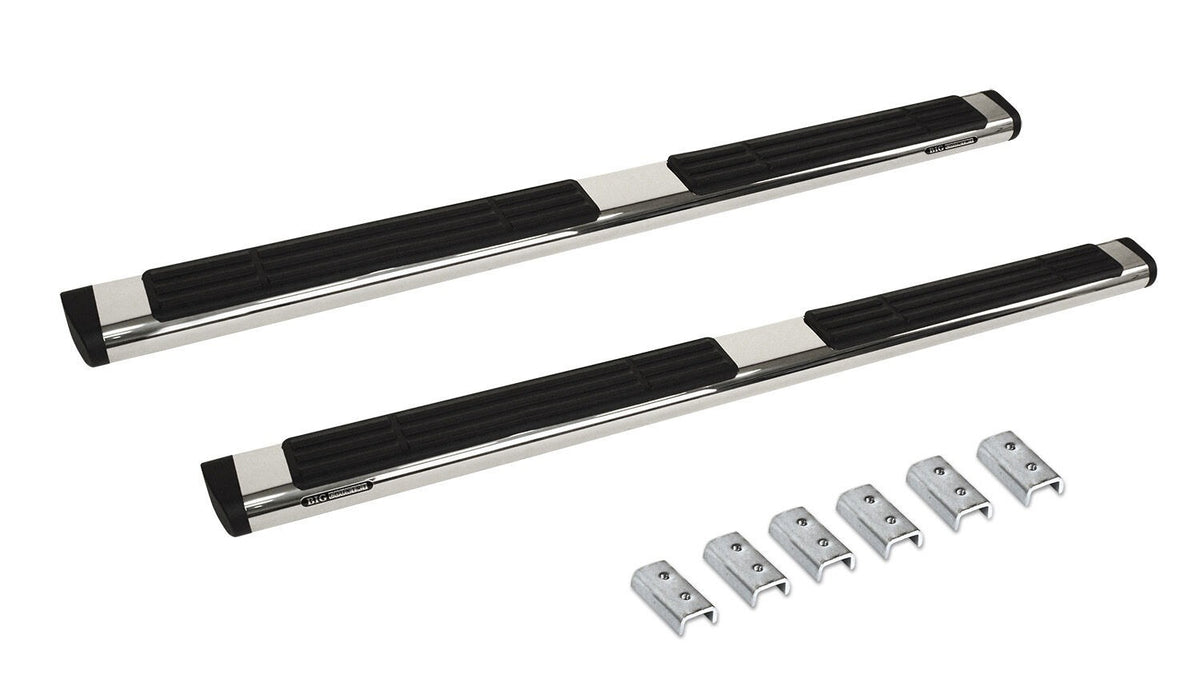 Go Rhino 686404787PS - 6" OE Xtreme SideSteps With Mounting Bracket Kit - Polished Stainless Steel