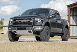 Rough Country - LED Light Kit - Fog Mount - Triple 2" Black Pair - Amber DRL - Ford Raptor (17-20) - 70700DRLA