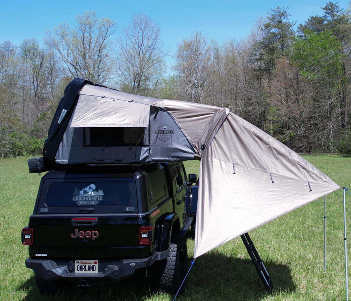 Overland Vehicle Systems - 18089903 Bushveld Hard Shell Roof Top Tent Awning - 18089903