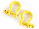 Rugged Ridge - D-Rings, 3/4-Inch, Yellow, Pair - 11235.15
