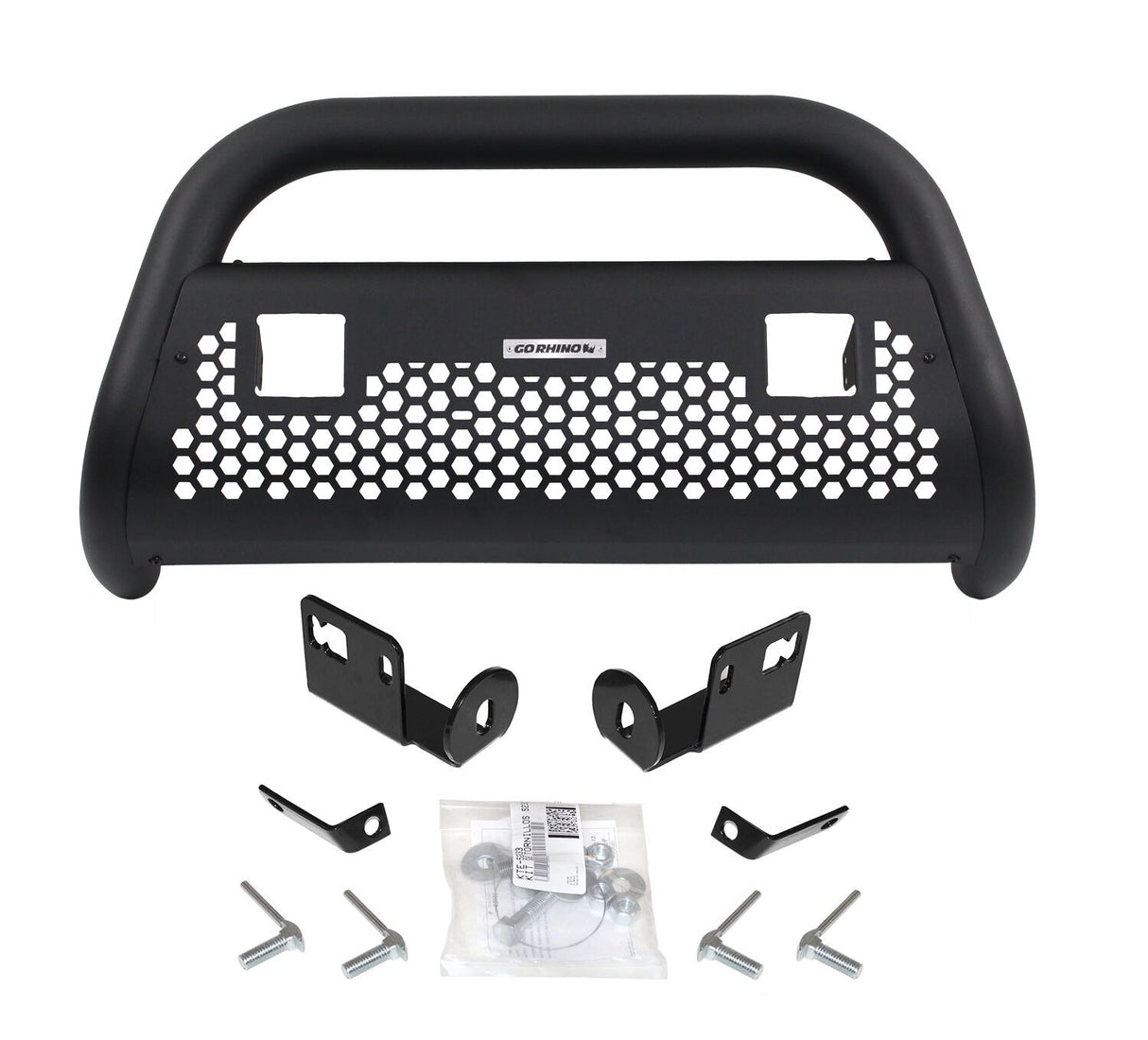 Go Rhino 55162T -  RC2 LR Bull Bar with Mounting Brackets & Two 3" Light Openings - Textured Black