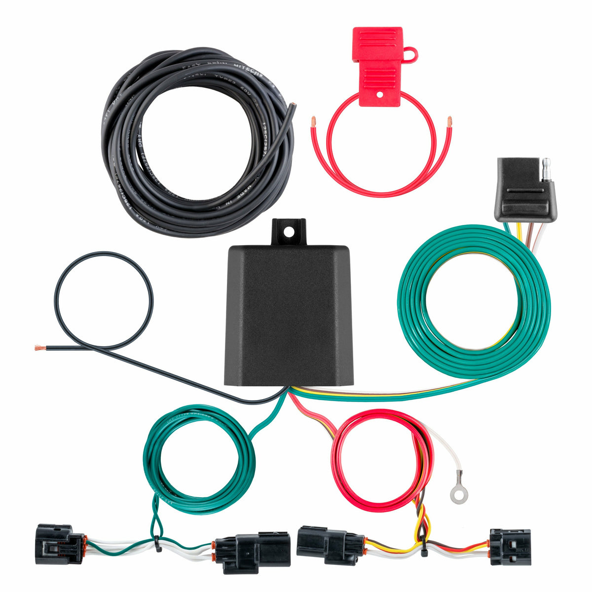 CURT 56569 Vehicle-Side Custom 4-Pin Trailer Wiring Harness, Fits Select Kia Sorento