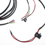 Nacho Offroad Technology - 25' Universal 4 Wire Reverse Harness w/ Switch - NAC11UHBK