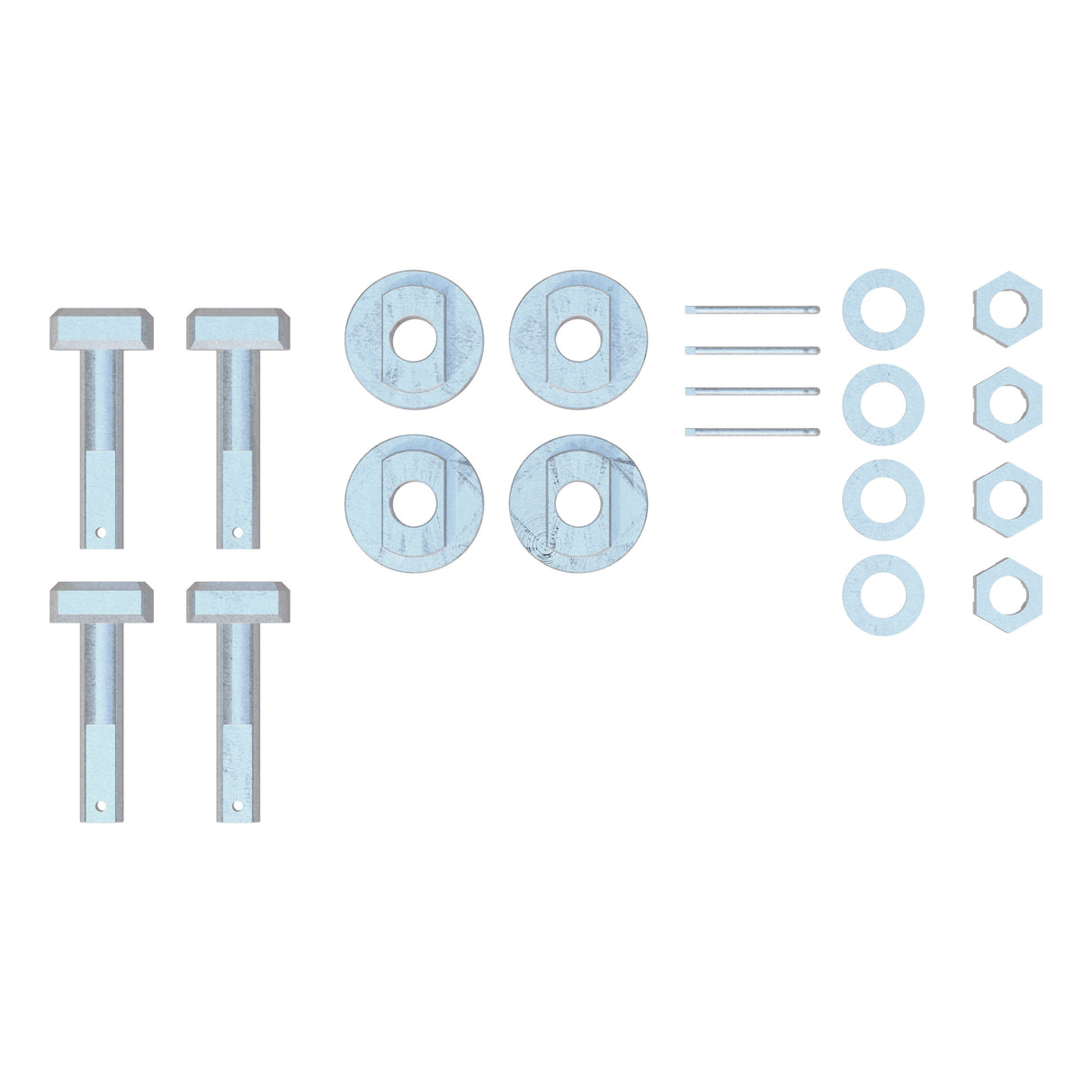 Curt - Replacement 5th Wheel Puck System Anchors for Chevrolet / GMC (Fits 16025) - 19210