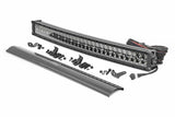 Rough Country - LED Light Kit - Bumper Mount - 30" Black Dual Row - White DRL - Toyota 4Runner (14-20) - 70787