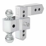 CURT 45385 AlumaLite Adjustable Aluminum Drop Hitch, 6", 12,500 lb