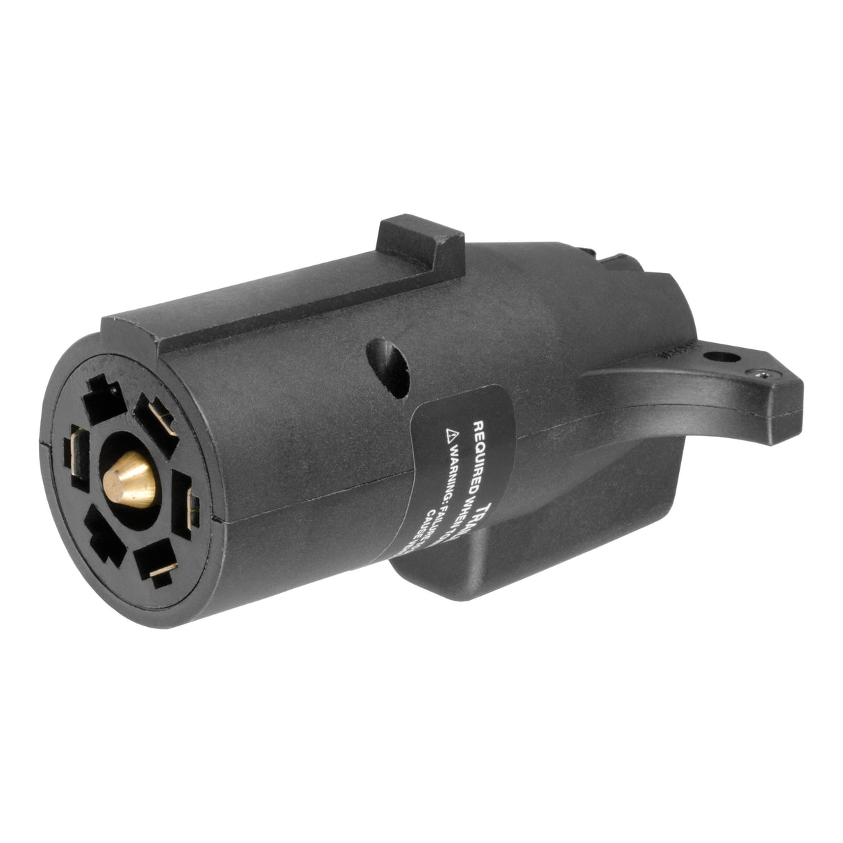 Curt - LED Electrical Adapter (7-Way RV Blade Vehicle to 4 or 5-Way Flat Trailer) - 57004