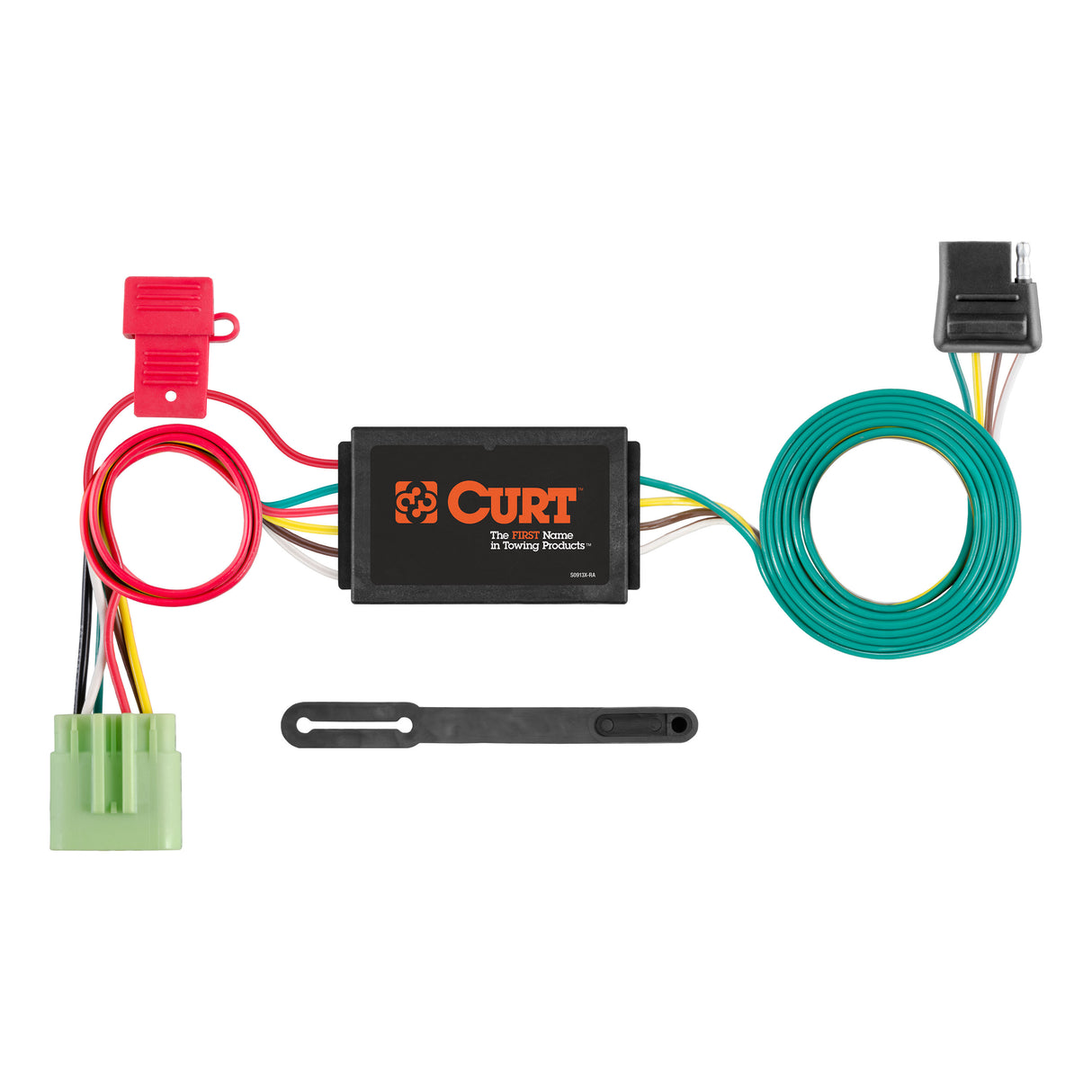 Curt - Custom 4-Flat, Select Jeep Grand Cherokee, OEM Tow Package Required - 55369