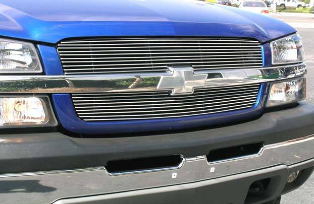 T-Rex Grilles - 2 Pc Horizontal Aluminum Billet Grille Overlay/Insert - Fits models without body cladding only - 21100