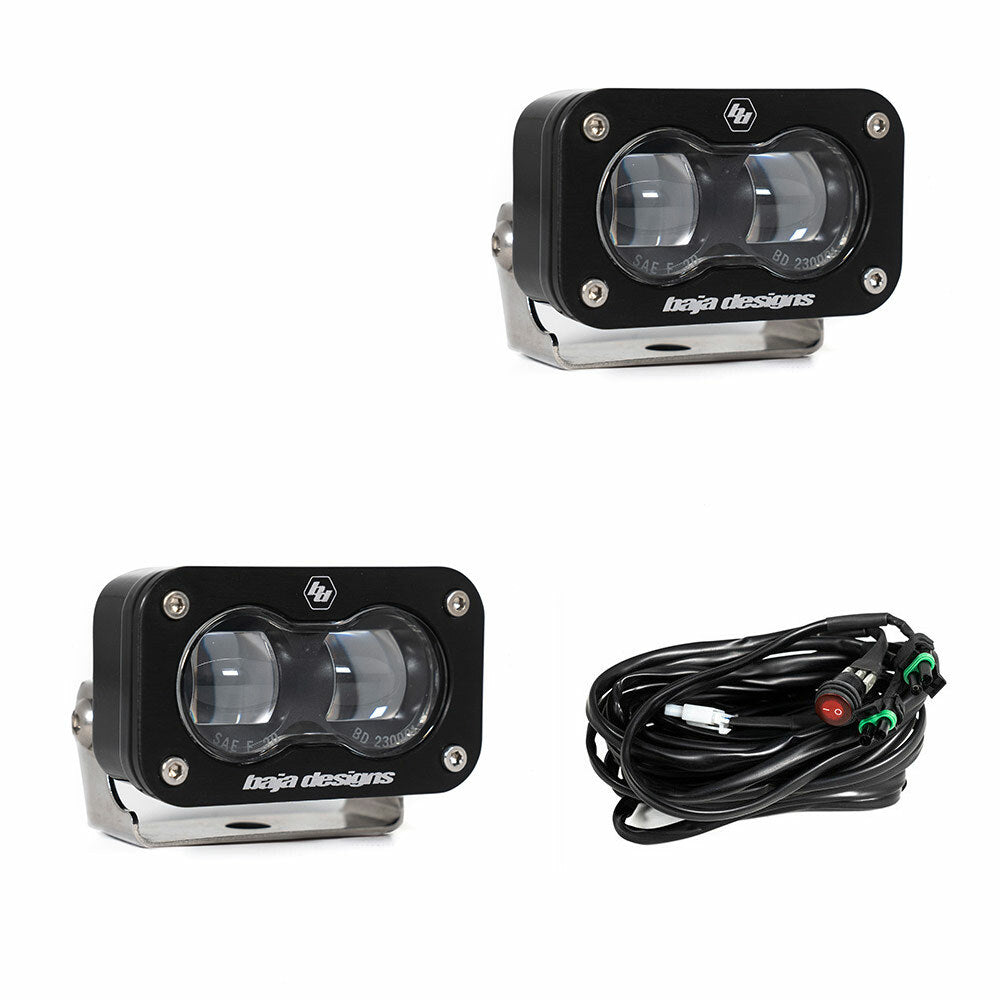 Baja Designs - Baja Designs - 237801 - S2 SAE LED Auxiliary Light Pod Pair