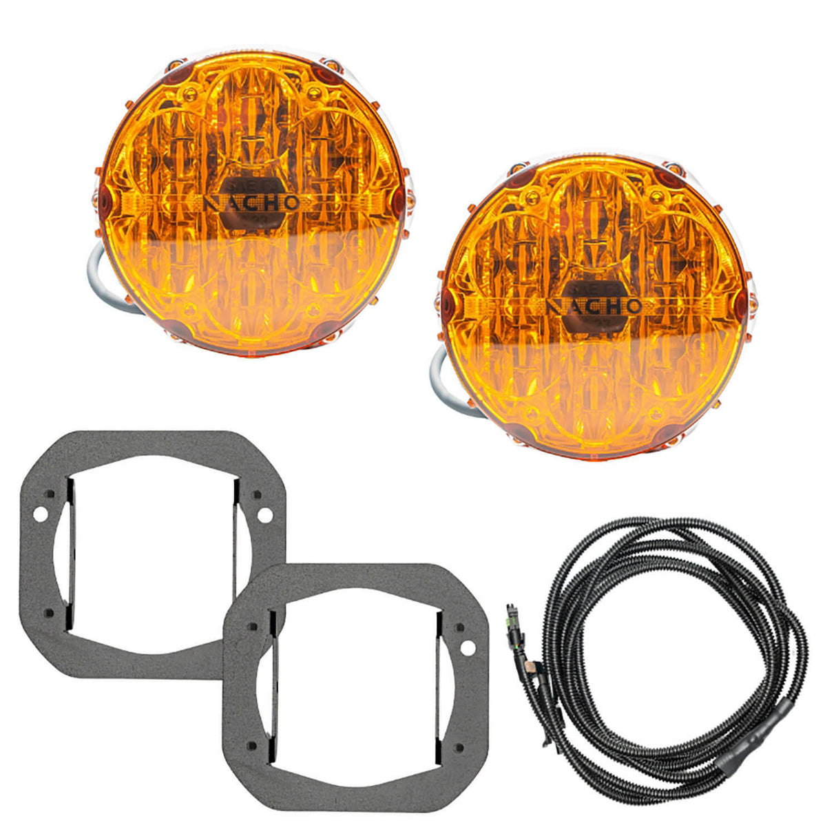 ARB V3JW1KASO NACHO SAE Only Amber Plug N Play Fog Light Kit