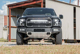 Rough Country - LED Light Kit - Fog Mount - Triple 2" Black Pair - Amber DRL - Ford Raptor (17-20) - 70700DRLA