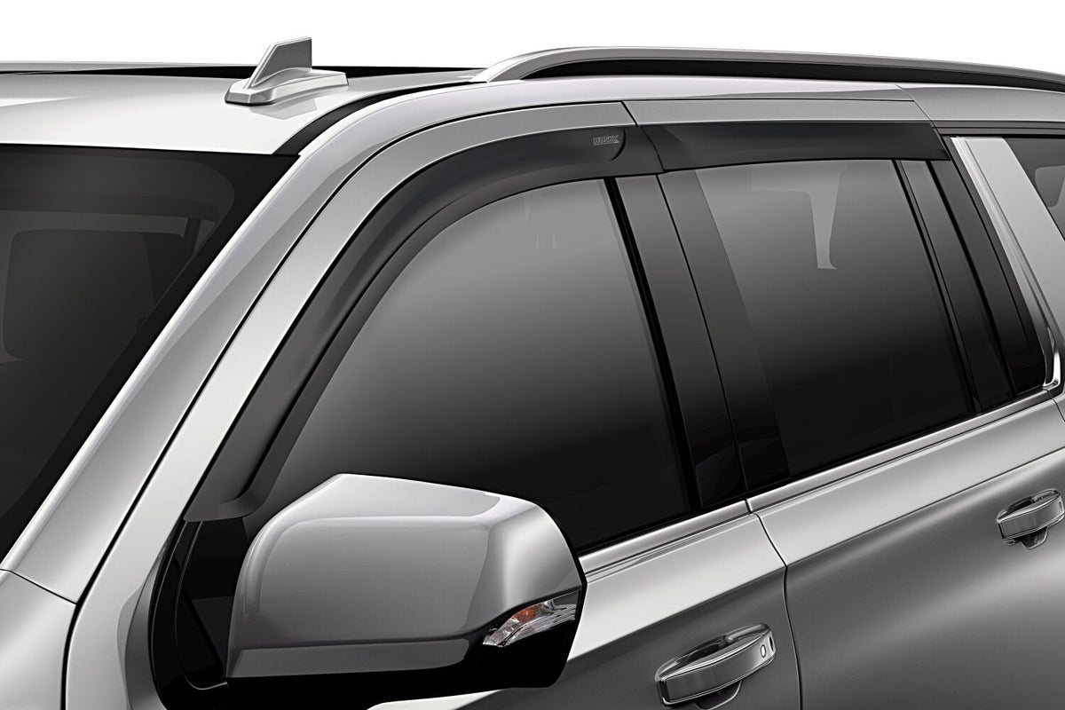 Husky Liners 2857037 Low Profile Ventvisor Deflector; Matte Black; Outside Mount; 4 pc.