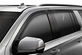Husky Liners 2857037 Low Profile Ventvisor Deflector; Matte Black; Outside Mount; 4 pc.