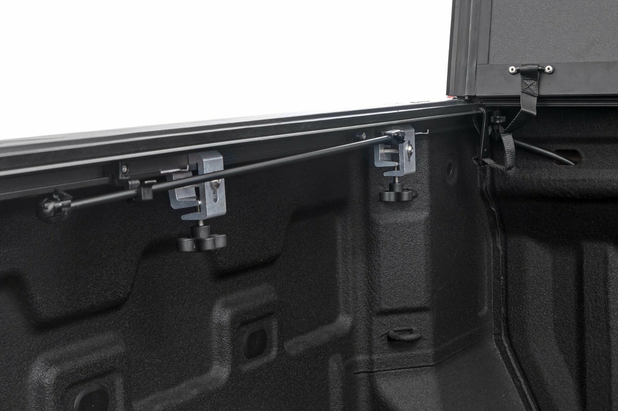 Rough Country - Hard Tri-Fold Flip Up Bed Cover - 6' Bed - Chevy GMC Canyon Colorado (15-23) - 49120600