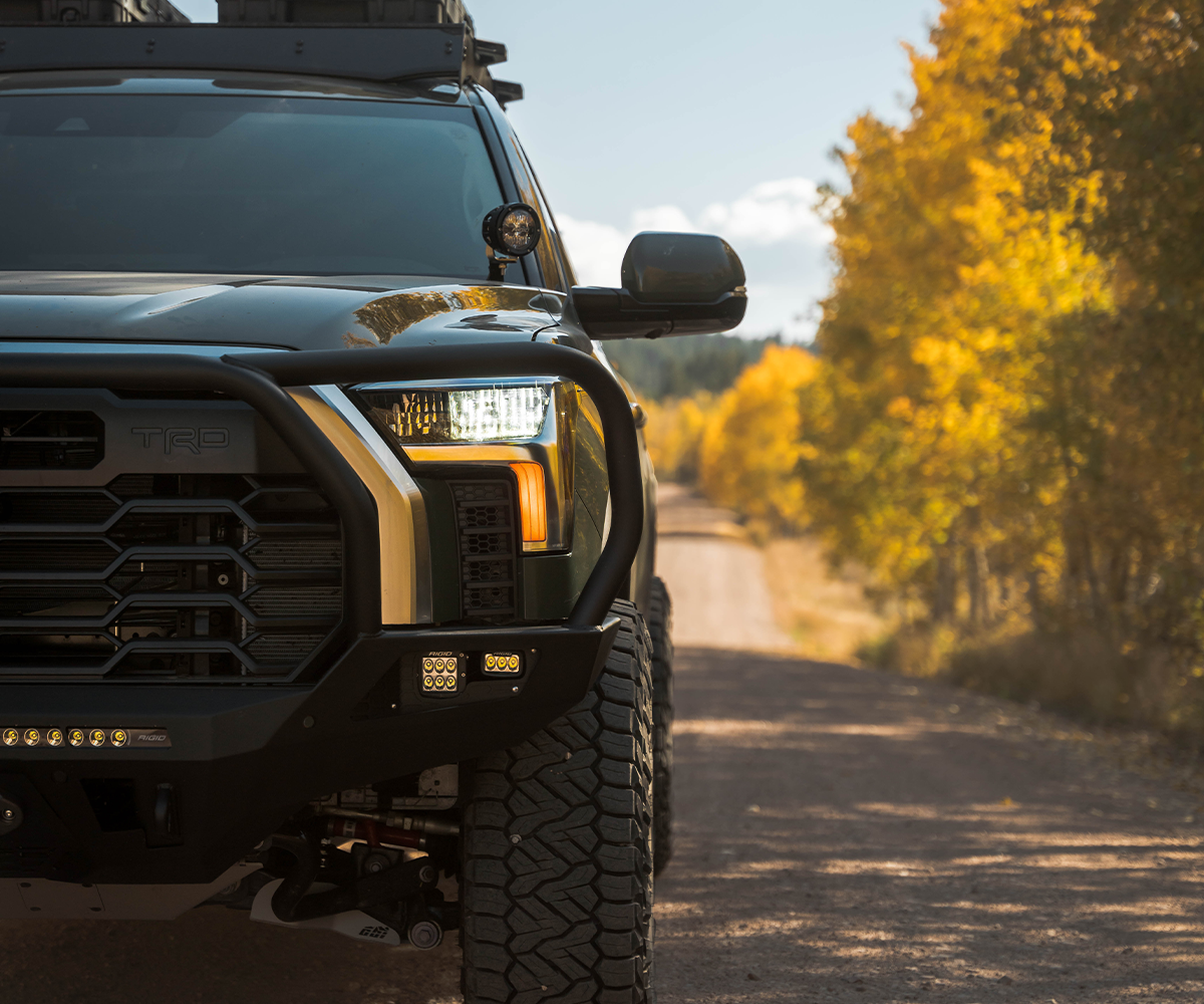 CBI - 3rd Gen Tundra Adventure Front Bumper 2022 Steel / Bare Metal - 200-000-012-027
