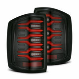 AlphaRex 620050 LED Taillights Black-Red