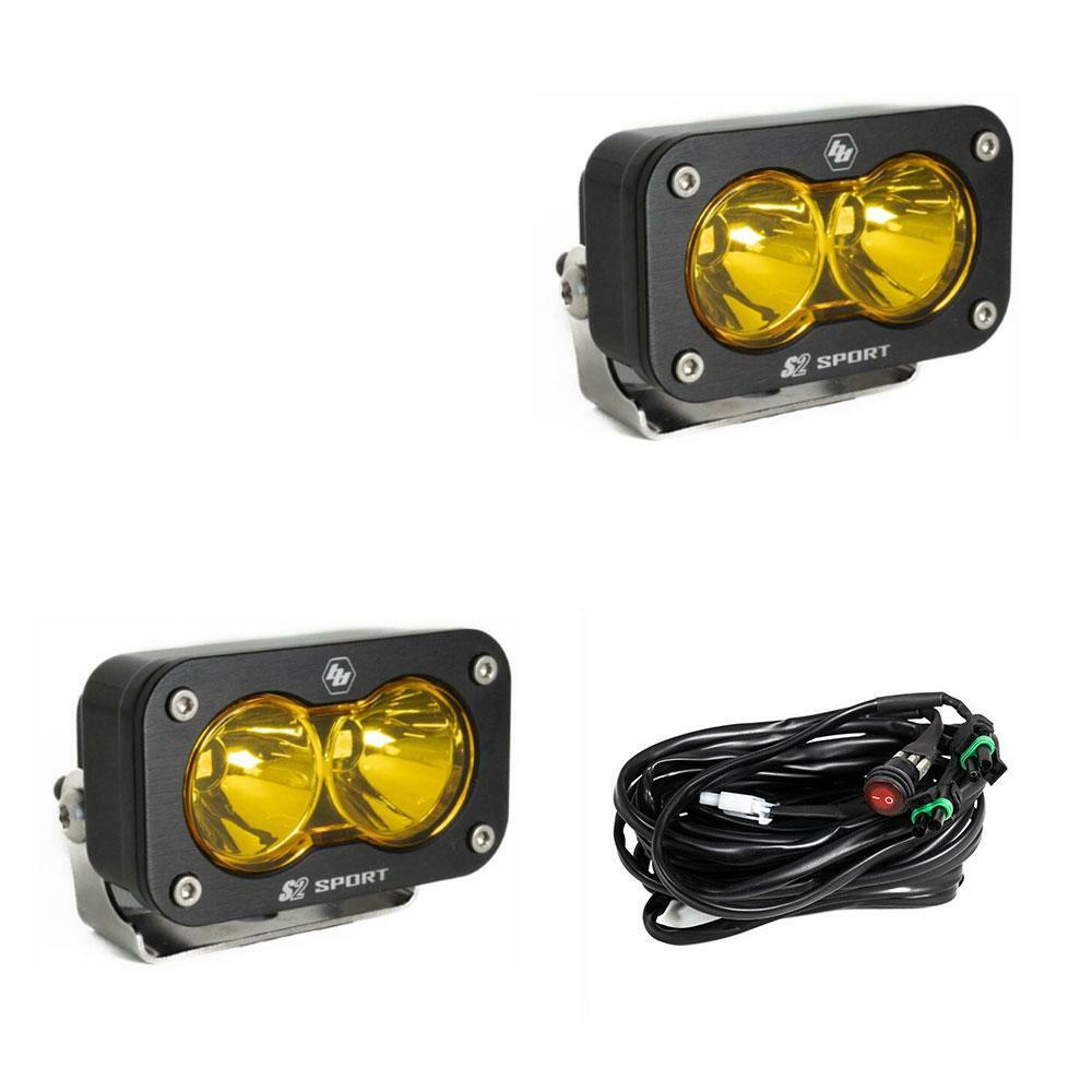 Baja Designs - 547811 - S2 Sport Black LED Auxiliary Light Pod Pair