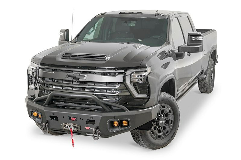 Warn - ASCENT HD BUMPER SILVERADO HD WITH PRERUNNER GUARD - 110914