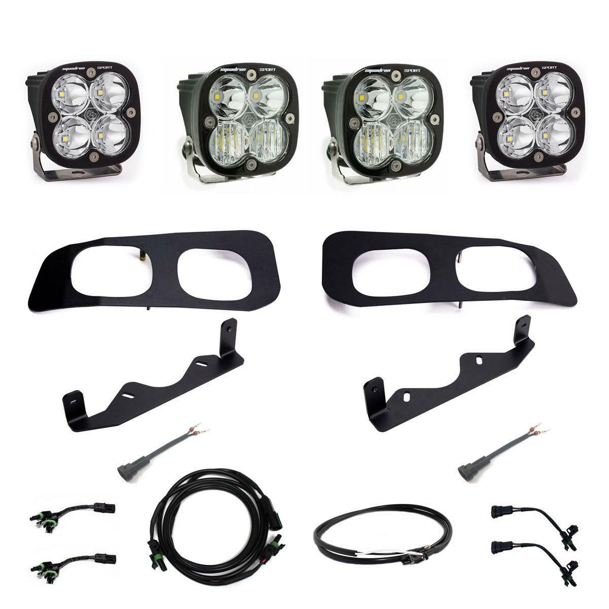 2023-On Ford Super Duty Dual Sportsman Fog Pocket Upfitter Kit