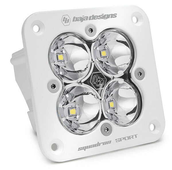 Baja Designs - 551013WT - Squadron Sport White Flush Mount LED Auxiliary Light Pod