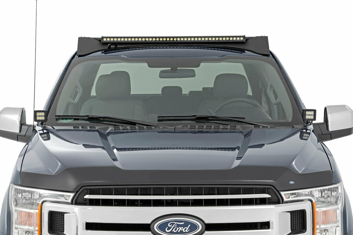 Rough Country - Roof Rack - FR 40 Inch Single Row BLK LED - Ford F-150 (15-18) - 51021
