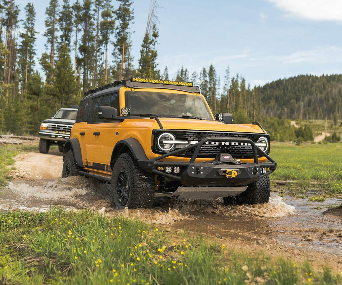 CBI - Ford Bronco Full Skid Plate / Powder Coated Black - 300-000-017-016
