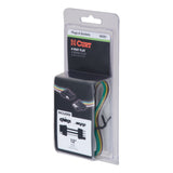 Curt - 4-Way Flat Connector Plug & Socket with 12" Wires (Packaged) - 58381