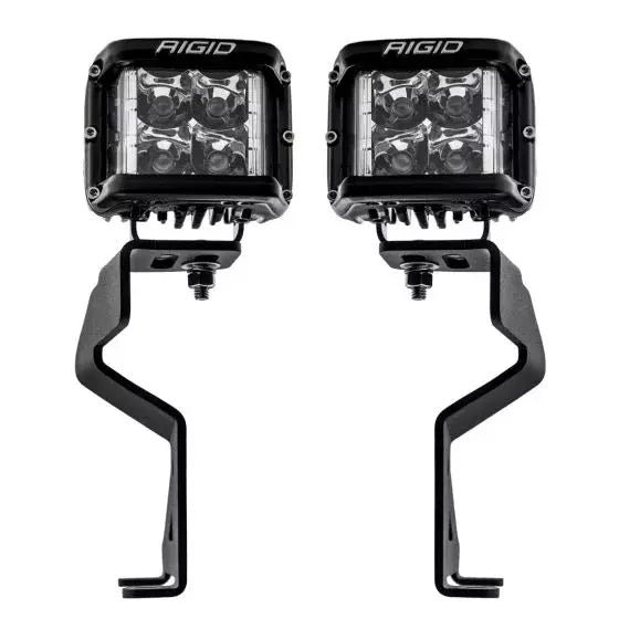 RIGID Industries - 46737 RIGID 2021+ Ford F-150/Raptor A-Pillar D-SS Light Kit