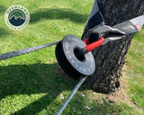 Overland Vehicle Systems - Recovery Ring 6.25 Inch 45,000 lb. Black With Storage Bag - 19240004